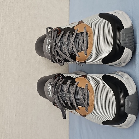 Skechers Black and Brown Men's Sneakers - Picture 2 of 11